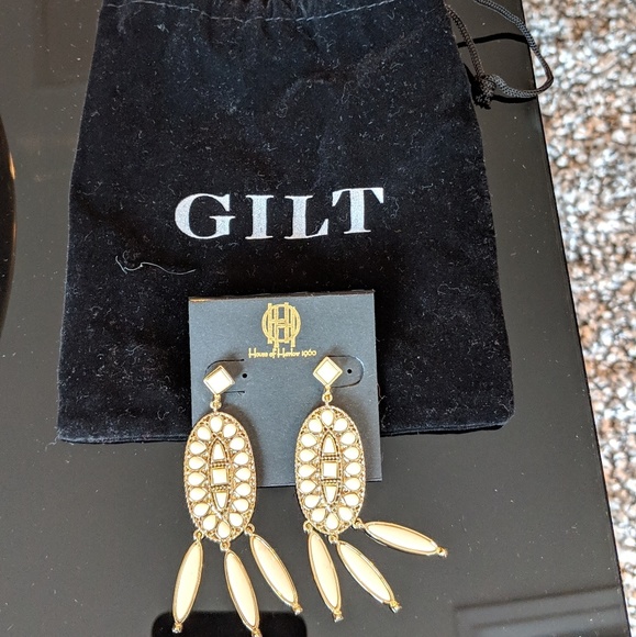 HOH Dangle Resin Earrings - Picture 3 of 4